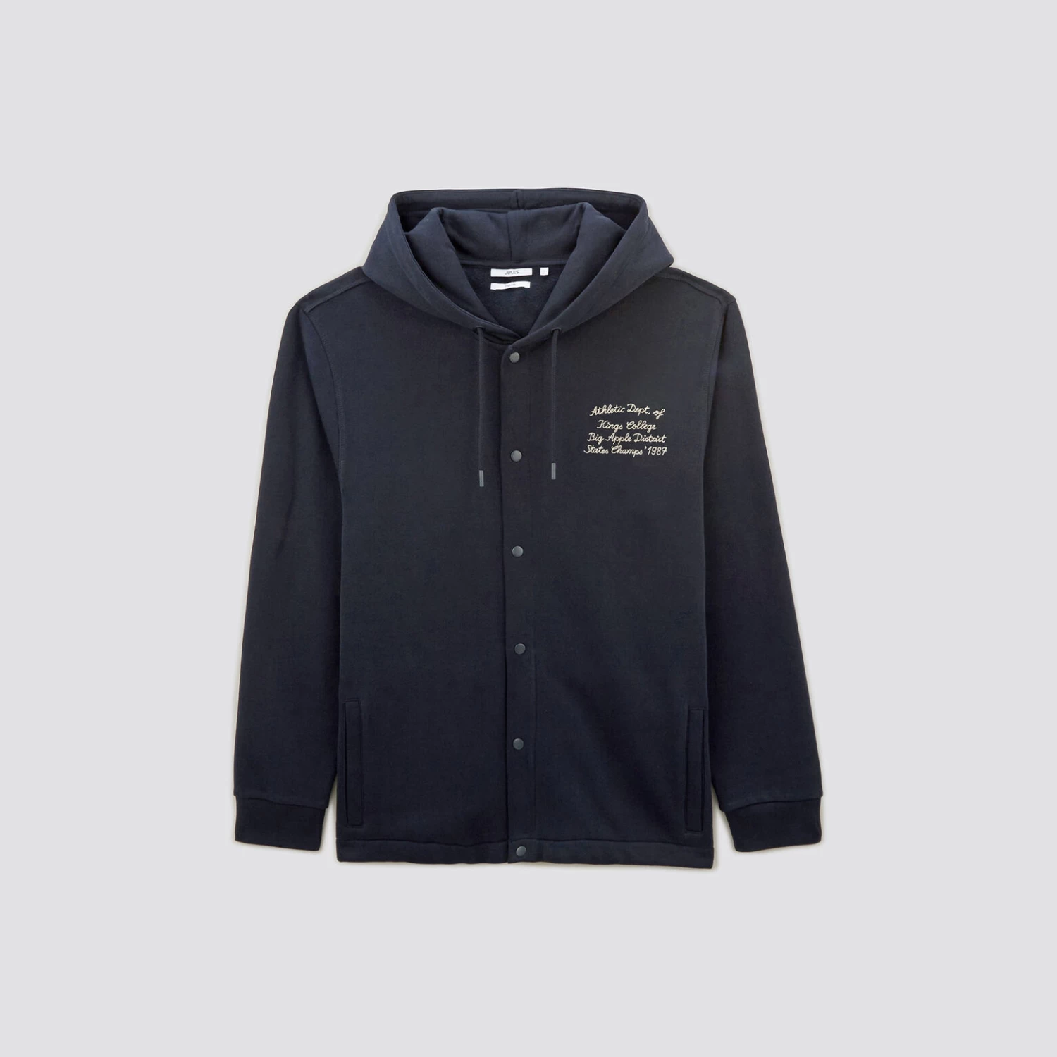 Sweat à Capuche Pressionné Brodé 1 Sweat à Capuche Pressionné Brodé