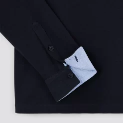 Polo Manches Longues Interlock Uni -Trendy Soldes 1004193 11863 V9