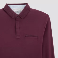 Polo Manches Longues Interlock Uni -Trendy Soldes 1004193 14251 V8