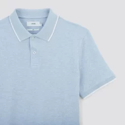 Polo Manches Courtes En Jacquard -Trendy Soldes 1004272 11044 V8