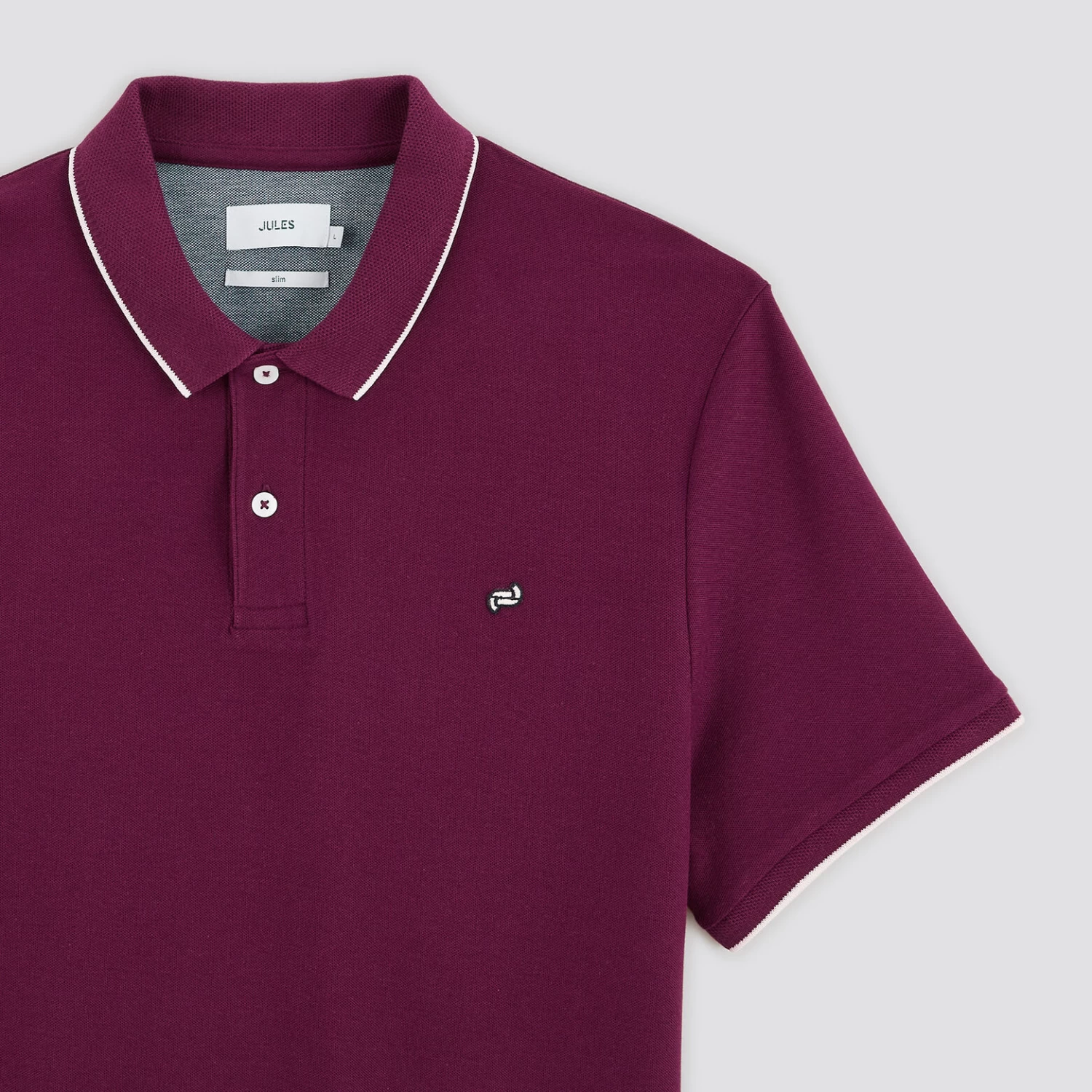 Polo Manches Courtes En Pique Uni 2 Polo Manches Courtes En Pique Uni – Image 2