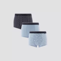 Lot De 3 Boxers Coton Issu De L'agri. Bio.