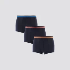 Lot De 3 Boxers Unis Coton Issu De L'agri. Bio.