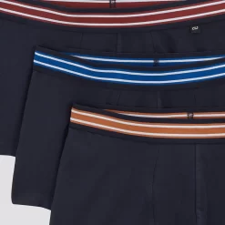 Lot De 3 Boxers Unis Coton Issu De L'agri. Bio. -Trendy Soldes 1004316 11846 V7