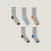 Lot De 5 Paires De Chaussettes Coton Issu De L'agr