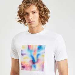 Tee Shirt Imprimé Coloré -Trendy Soldes 1004446 10000 V4