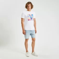 Tee Shirt Imprimé Coloré -Trendy Soldes 1004446 10000 V5