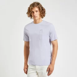 Tee Shirt Poche Et Broderie Poitrine