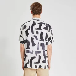 Chemisette Regular Imprimé Géométrique Viscose -Trendy Soldes 1004486 18000 V3