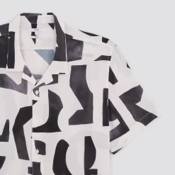 Chemisette Regular Imprimé Géométrique Viscose -Trendy Soldes 1004486 18000 V8