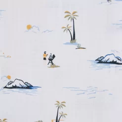 Chemisette Regular Imprimé Paysages Coton Flammé -Trendy Soldes 1004488 10100 V7