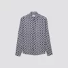 Chemise Regular Imprimé Géométrique Viscose
