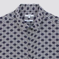 Chemise Regular Imprimé Géométrique Viscose -Trendy Soldes 1004489 11214 V8