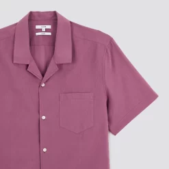 Chemisette Regular Unie Coton Plissé -Trendy Soldes 1004566 15022 V8