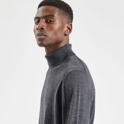 Pull Col Roulé En Laine Mérinos -Trendy Soldes 722679 8200 V4