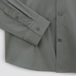 Chemise Slim Unie Coton Biologique Stretch -Trendy Soldes 726637 11520 V9