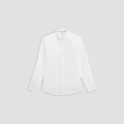 Chemise Slim Sans Repassage Unie Coton -Trendy Soldes 726646 9010 V11