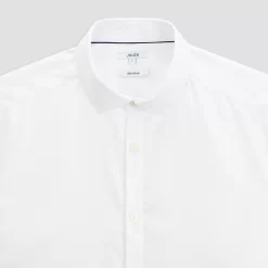 Chemise Slim Sans Repassage Unie Coton -Trendy Soldes 726646 9010 V8