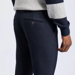 Pantalon Chino Slim Fantaisie Intérieur Gratté -Trendy Soldes 728306 11846 V4